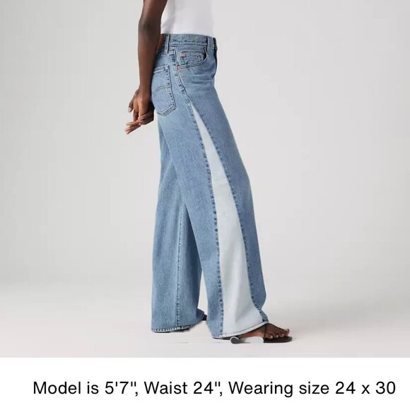 Levi's Denim - Levi’s Baggy Dad Pieced Jeans – Mixed Bag | NWT | Women’s 28x30